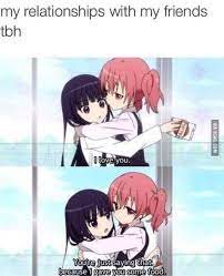 This Is Literally Me I Give My Friends Food And They Give Me Hugs Anime Memes Otaku Anime Memes Anime Funny
