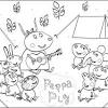 Download and print these peppa pig birthday coloring pages for free. 1