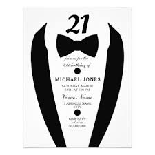 Black And White Birthday Party Invitations Black White Tuxedo Mens 21st Birthday Party Invite Zazzle Com Birthday Party Invitations 40th Birthday Party Invites Bachelor Party Invitations