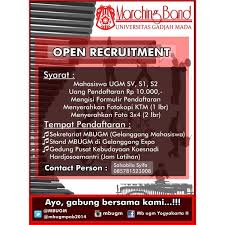 Kemarin saya disuruh teman untuk membuat sebuah brosur open recruitment, karena filenya masih ada malam ini akan saya buat sebuah tutoirialnya. Marching Band Ugm A Twitter Open Recruitment Marching Band Universitas Gadjah Mada For More Info Check Twitter Mbugm Mbugmpab2014 Http T Co Stpiebta60