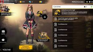 Até 50% de desconto no escolha royale e torre de tokens; Caroline Tudo Sobre A Nova Personagem Free Fire Elite One Br Amino