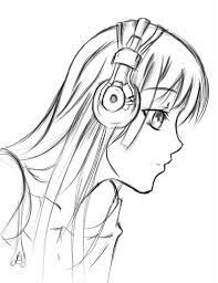 Orasnap: Anime Girl Face Side View