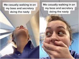 Film yang berjudul secret in bed with my boss merupakan film yang kini sedang populer diberbagai media. Tiktok Shows Woman Allegedly Walking In On Boss And Secretary Having Sex
