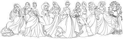 Thus, even though all of the disney princesses appeared in their own films, some have a very new look in ralph breaks the internet. Disney Princess Characters Coloring Pages Coloring Home