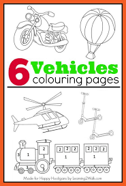 Taxis are a popular mode of transportation in cities. Transportation Colouring Pages For Boys Happy Hooligans