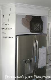 Diy Refrigerator Enclosure How To Build A Cabinet Around Refrigerator To Give Custom Kitchen Cabinet Remodel Building Kitchen Cabinets Refrigerator Makeover