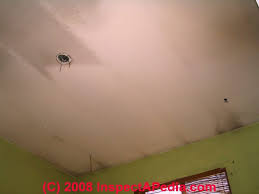 Before you can get water stains off of your drywall ceiling, first you will need to eliminate the source of the moisture, otherwise, the stains will just keep coming back. Dark Ceiling Stains How To Recognize Diagnose Thermal Tracking Ghosting Thermal Bridging Dark Or Sooty Stains On Building Ceilings Or Walls
