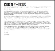 If your job opportunities feel like they're on layaway, it's time to take stock of your credentials. Fashion Retail Manager Cover Letter Sample Cover Letter Templates Examples