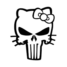 Maybe you would like to learn more about one of these? Hello Kitty Punisher Skull Vinyl Stencil Hkpshtv