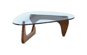 A beautiful thick glass top and two interlocking wood base pieces in walnut finish. Noguchi Table Design Within Reach Noguchi Table Noguchi Coffee Table Furniture Design Modern