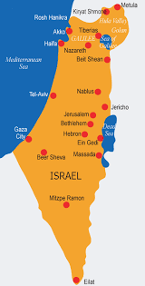 Roads, streets and buildings on interactive online free map of israel. Israel Map Israel