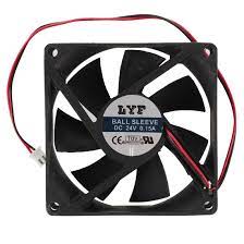 80mm X 25mm Brushless Dc 24v Pc Case Cooler Fan Black Affiliate Pc Cases Cooling Fan Fan
