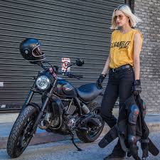 Ducati Scrambler Shop Our Latest Print Collection Of Motorcycle Apparel Www Visualtshirt Com Female Motorcycle Riders Cafe Racer Girl Motorcycle Girl