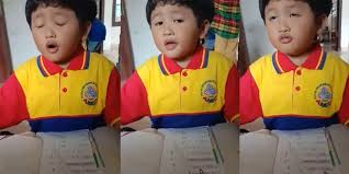 Selain gambar lucu banget ini kamu juga bisa lihat kelihaian si anak kembar berbicara di depan kamera. Viral Tingkah Lucu Gadis Cilik Yang Ogah Ogahan Belajar Membaca Diadona Id