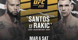 Walker will now take place at. Thiago Santos Vs Aleksandar Rakic Full Fight Video Ufc 259 Highlights