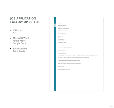 Job Application Follow Up Letter Template Free Pdf Google Docs Word Template Net Letter Templates Free Job Application Lettering