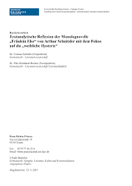 Ein innerer monolog gibt uns tiefe einblicke in die gedanken einer figur. Https Www Uni Due De Imperia Md Content Genderportal Britta Prasse Textanalytische Reflexion Arthur Schnitzler Pdf