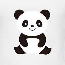smiling panda t shirt printed t shirt white happy panda panda tshirt cute panda