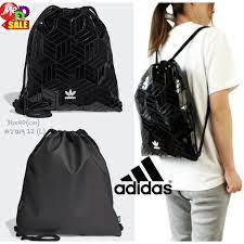 Adidas - ใหม่ กระเป๋าสะพายไหล่สายเชือกรูด ยิมแซคลวดลายสามมิติ (3D-Pattern)  ADIDAS GYM SACK FL9676 | Shopee Thailand
