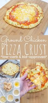 Keto Chicken Pizza Crust Simply Today Life Recipe In 2020 Chicken Crust Pizza Ground Chicken Recipes Easy Ground Chicken Recipes