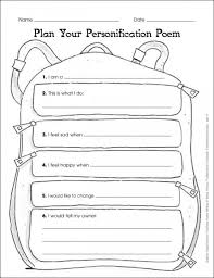 Graphic Organizers For Teaching Poetry Writing Teaching Figurative Language Teaching Poetry Personification Activities