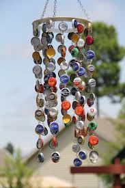 Bottle Cap Recycled Material Windchimes By Designsbyreddoor 45 00 Kronkorken Basteln Mit Kronkorken Kronkorken Und Windspiele