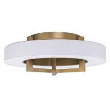 Check out our flush mount ceiling light selection for the very best in unique or custom, handmade pieces from our lighting shops. Brass Energy Star Flush Mount Lights Lighting The Home Depot