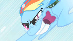 I uploaded this, because i felt like it. Rainbow Dash Sonic Rainboom Fail In Slowmo Youtube