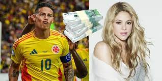 James tiene una fortuna de $80 millones de dólares y Shakira una de $300  millones de dólares