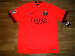 Official barcelona nike jersey full certificate of authenticity with lifetime money back guarantee be the first to review neymar signed barcelona jersey 2014 click here to cancel reply. Bnwt Fc Barcelona 2014 15 Nike L Away Shirt Jersey Camiseta Etsy
