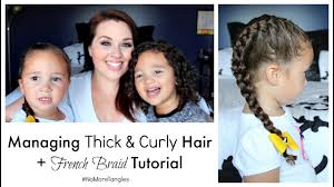 We hope you like it as much as we do. How I Manage My Kids Thick Curly Hair French Beach Braid Tutorial Youtube
