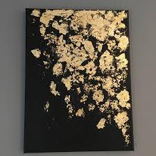 Black And Gold Abstract Artwork Black And Gold Abstract Painting On Canvas Original Wall Art Gold Abstract Painting Original Wall Art Abstract Painting Acrylic
