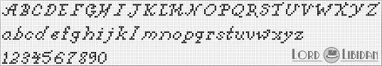 Over 50 Free Cross Stitch Alphabets Fonts Lord Libidan