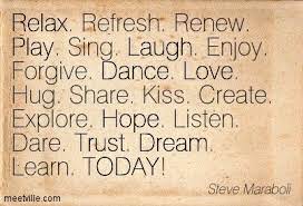 good morning mi familia i arose this morning with a relaxed mind refreshed sense of being and a renewed spiri getting him back positive quotes told you so