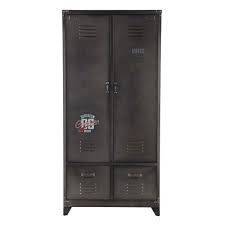 Metal 2 Doors 2 Drawers Industrial Closet In 2020 Acasă