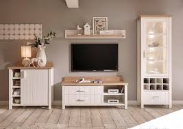 Home Affaire Wohnwand 4 Tlg Cottage 7 Fur 699 99 Besteht Aus Stauraumvitrine Lowboard Wandboard Kommode Fsc Zertifizierter Hol Wohnen Wohnwand Haus