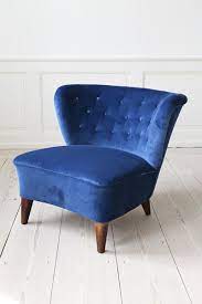 Love The Blue Velvet Slipper Chair Blue Bedroom Chair Blue Decor Beautiful Chair