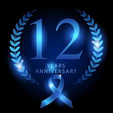 12 years old colored logotype. Free Vector 12th Anniversary Golden Edition