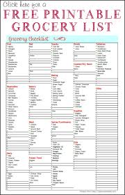 Gluten free grocery list printable. Free Grocery List Printable 24 7 Moms