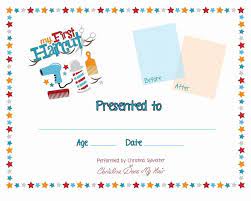 First Haircut Certificate Free Template Beautiful First Haircut Certificate Pesquisa Google Dannybarrantes Te First Haircut Baby S First Haircut Baby Haircut