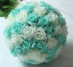 Kissing ball flowers for weddings. Wedding Flowers Petals Garlands 3 Pack 8 Kissing Ball Wedding Decoration Rose Pomander Ivory Flower Centerpiece Home Garden