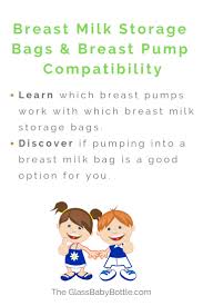 breast pump and breast milk storage bags compatibility the