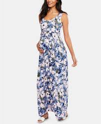 A Pea In The Pod Maternity Printed Maxi Dress Reviews Maternity Women Macy S Printed Maxi Dress Maxi Dress Dresses