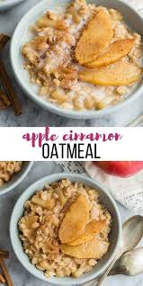 This Apple Cinnamon Oatmeal Recipe Is A Hearty Healthy Breakfast Recipe That Is Loade Healthy Oatmeal Recipes Breakfast Oatmeal Recipes Apple Cinnamon Oatmeal