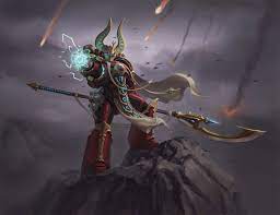 Ahzek Ahriman - Art by Adam Barker - 40K Gallery