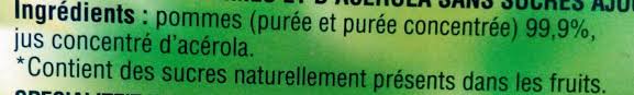Compote Pomme Nature Sans Sucres Ajoutes Andros 800 G 8 100 G