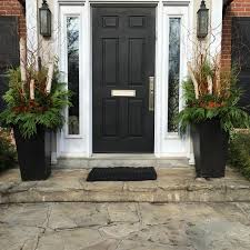 Bulbs can be planted now to bloom at the end of winter and into spring. Front Door Winter Planters Walnut Kitchen