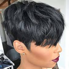 100 real human hair wig 130% 6 short pixie cut glueless wig w/ bangs side bang dark brown auburn highlight wig straight wig for black women wigsou. 100 Remy Indian Human Hair Wig Pixie Cut Short Straight Wig None Lace Wig Black Ebay