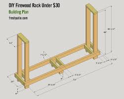 This firewood rack is easy to build and attractive. 4 Free Firewood Rack Plans Built From 2x4s Two Under 30