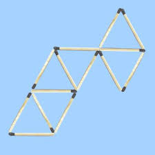 Solutions for your logic and mechanical puzzles. 6 Triangles Matchstick Puzzle Move 2 Matches To Make 5 Triangles
